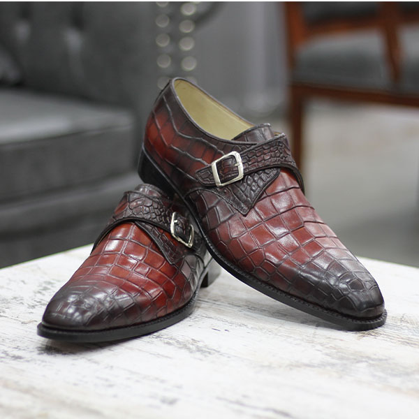 Handmade Men Alligators Leather Shoes, Men Crocodile Leather Shoe, moccasin  shoe